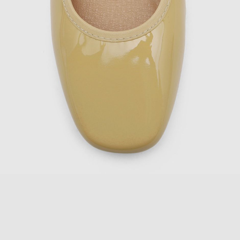 Charlotte Enamel Flats (2cm)