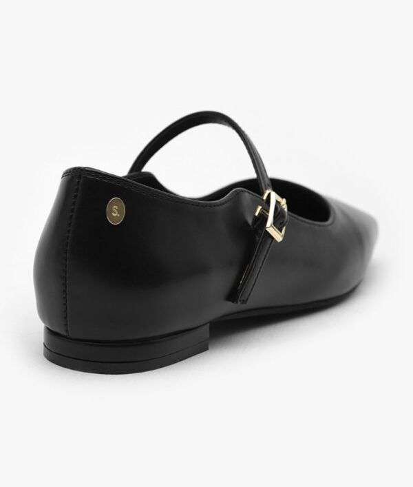 Ariel Square Mary Jane Flats (1cm)