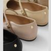 Ariel Square Mary Jane Flats (1cm)