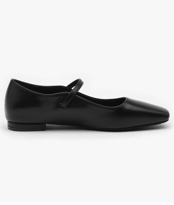 Ariel Square Mary Jane Flats (1cm)