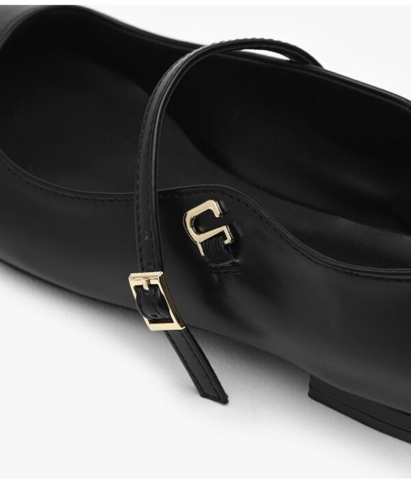 Ariel Square Mary Jane Flats (1cm)