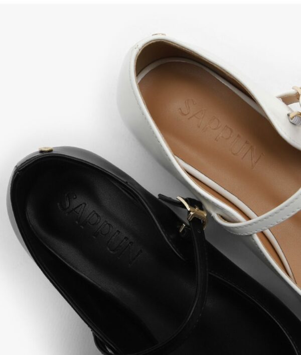 Ariel Square Mary Jane Flats (1cm)