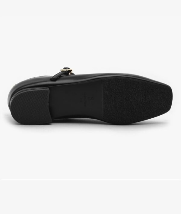 Ariel Square Mary Jane Flats (1cm)