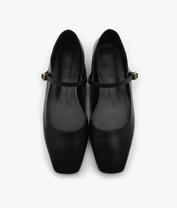 Ariel Square Mary Jane Flats (1cm)