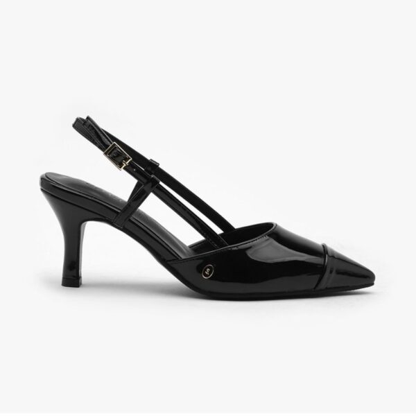 Arinze Enamel Slingback Heels (5cm)