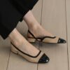 Bailey Two Tone Slingback Flats (2cm)