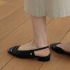 Bailey Two Tone Slingback Flats (2cm)