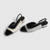Bailey Two Tone Slingback Flats (2cm)