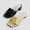 Belir Wrinkle Mule Sandals (2cm)