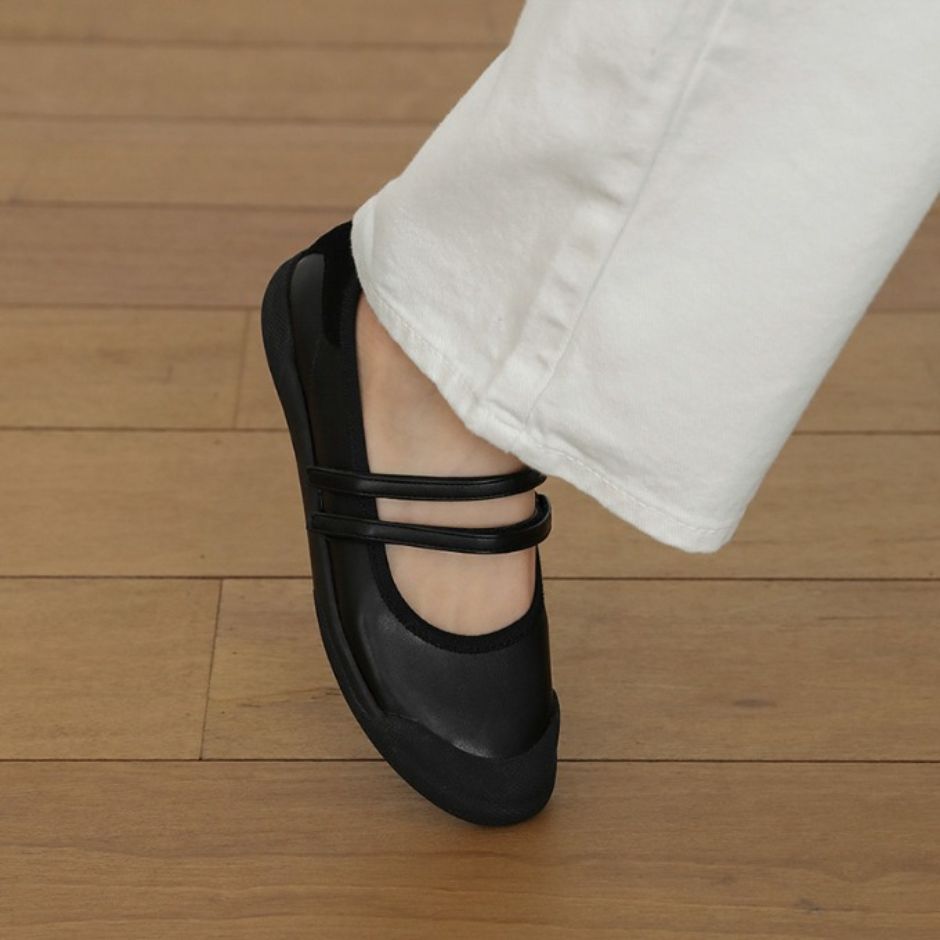Bernice Double Strap Mary Jane Sneakers (3cm)