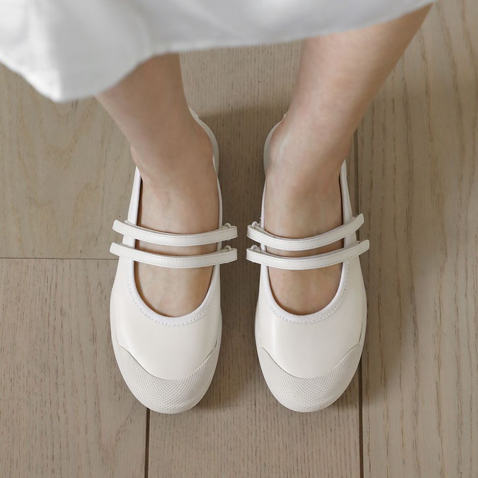 Bernice Double Strap Mary Jane Sneakers (3cm)