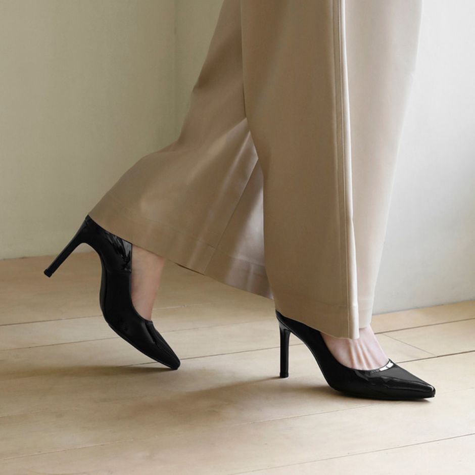 Cameli Enamel Stiletto Heels (7cm)