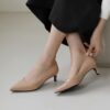Cameli Enamel Stiletto Heels (7cm)