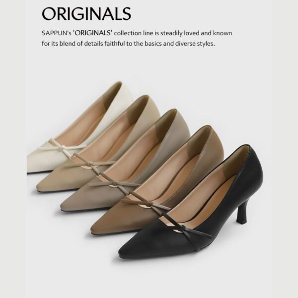 Celini Ribbon Pump Heels (7cm)