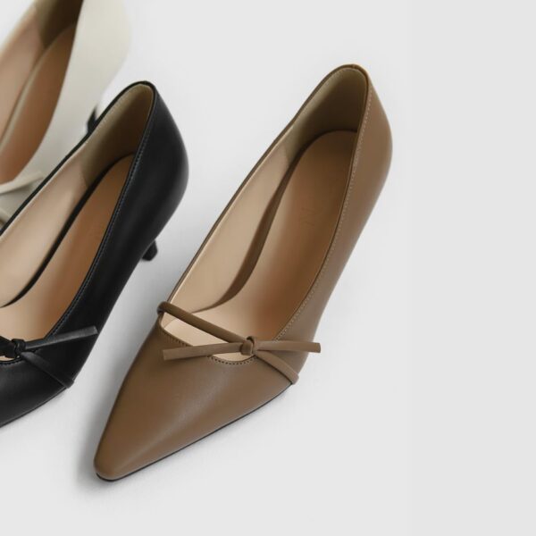 Celini Ribbon Pump Heels (7cm)