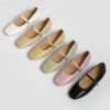 Charlotte Enamel Maryjane Flats (2cm)