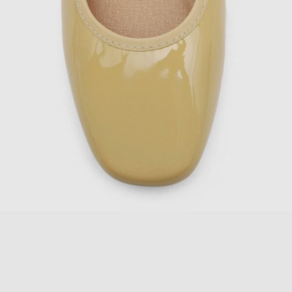 Charlotte Enamel Maryjane Flats (2cm)