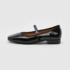 Charlotte Enamel Maryjane Flats (2cm)