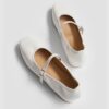 Charlotte Enamel Maryjane Flats (2cm)