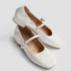 Charlotte Enamel Maryjane Flats (2cm)
