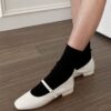 Charlotte Enamel Maryjane Flats (2cm)