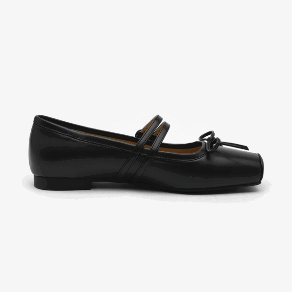Morie Ribbon Mary Jane Flats (1cm)