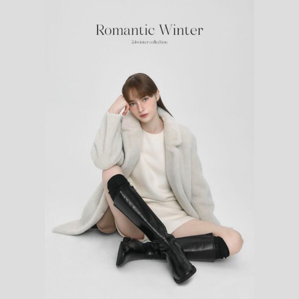 Ellui Square Long Boots (3cm)