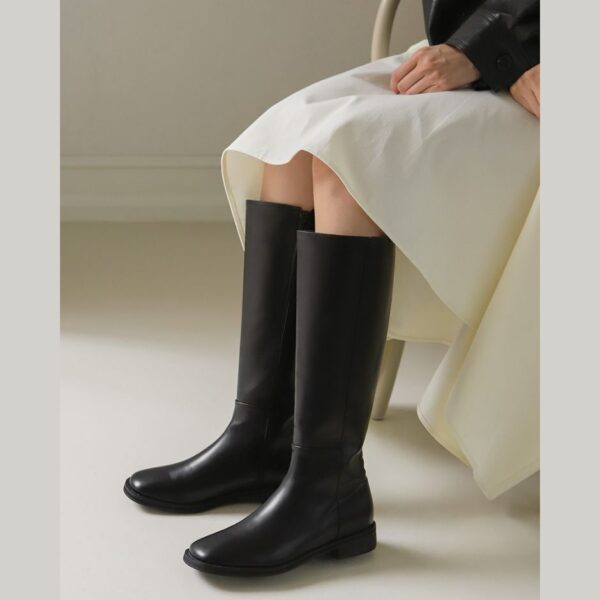 Ellui Square Long Boots (3cm)