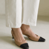 Irove two tone Slingback Heels (5cm)