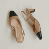 Irove two tone Slingback Heels (5cm)