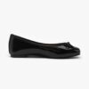 Erino Enamel Ribbon Flats (1cm)