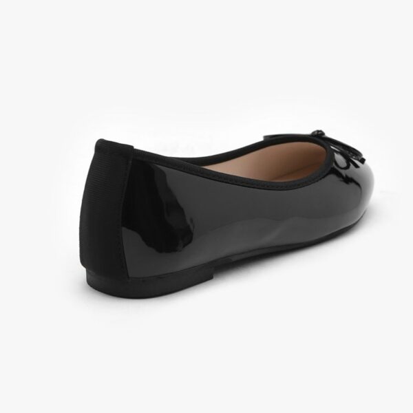 Erino Enamel Ribbon Flats (1cm)