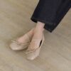 Erino Enamel Ribbon Maryjane Flats (1cm)