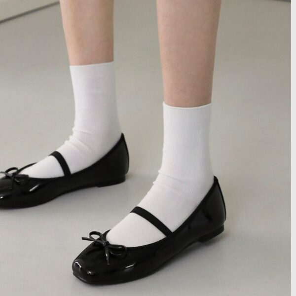 Erino Enamel Ribbon Maryjane Flats (1cm)