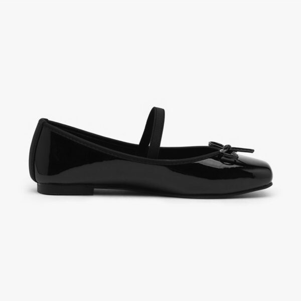 Erino Enamel Ribbon Maryjane Flats (1cm)