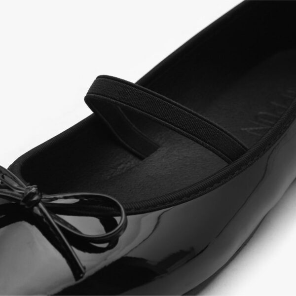 Erino Enamel Ribbon Maryjane Flats (1cm)