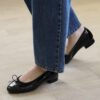 Lovellie Enamel Ribbon Flats (2cm)