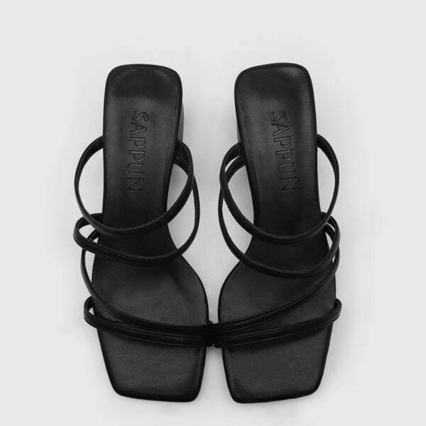 Leyta Strap Mule Sandals (4cm)