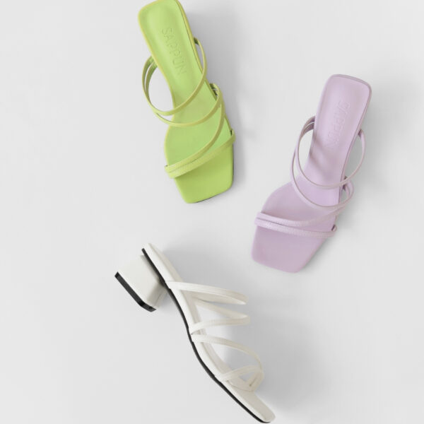 Leyta Strap Mule Sandals (4cm)