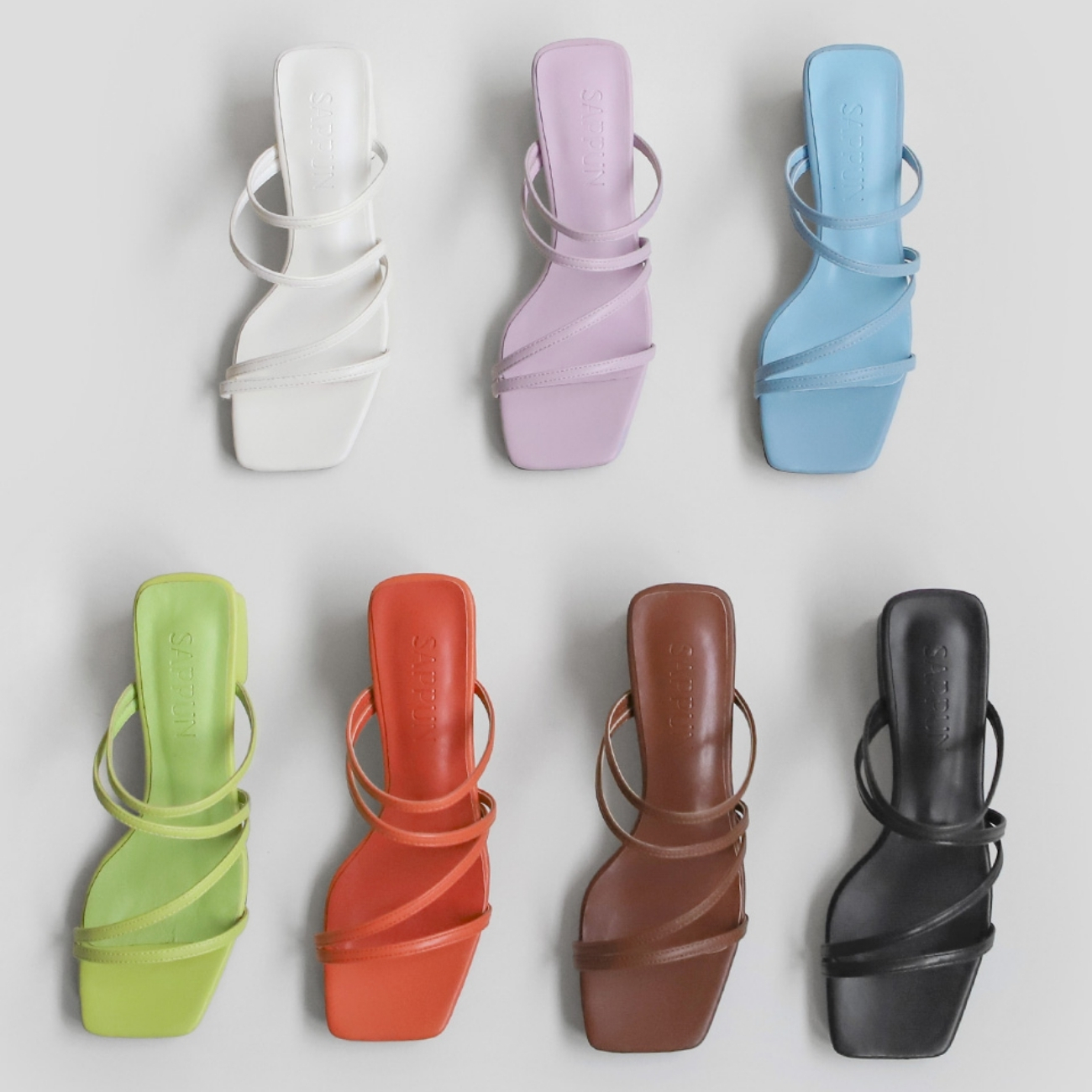 Leyta Strap Mule Sandals (4cm)