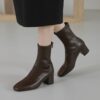 Anev Sock Ankle Boots (5cm)