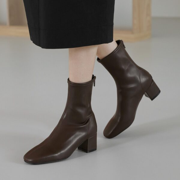 Anev Sock Ankle Boots (5cm)