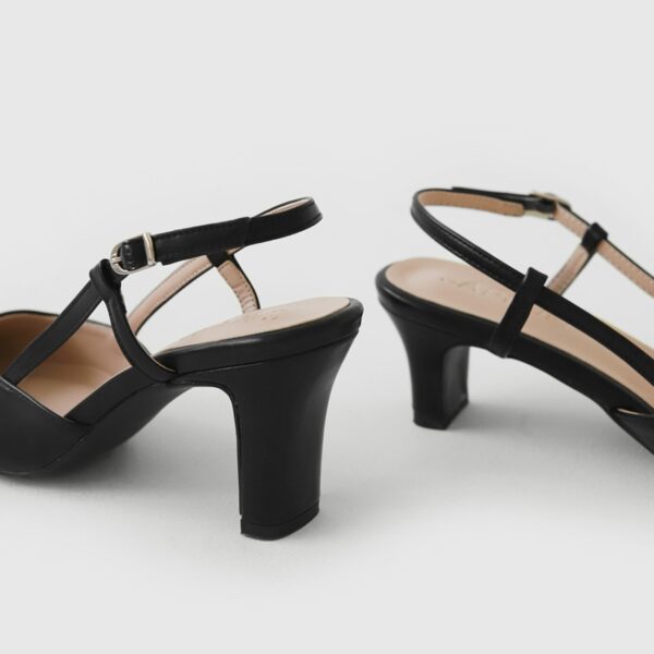 Irove Square Slingback Heels (5cm)
