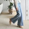 Irove Square Slingback Heels (5cm)
