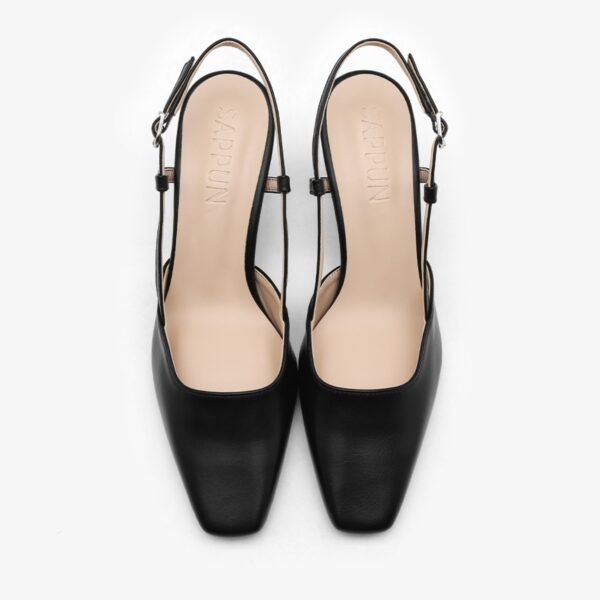 Irove Square Slingback Heels (5cm)