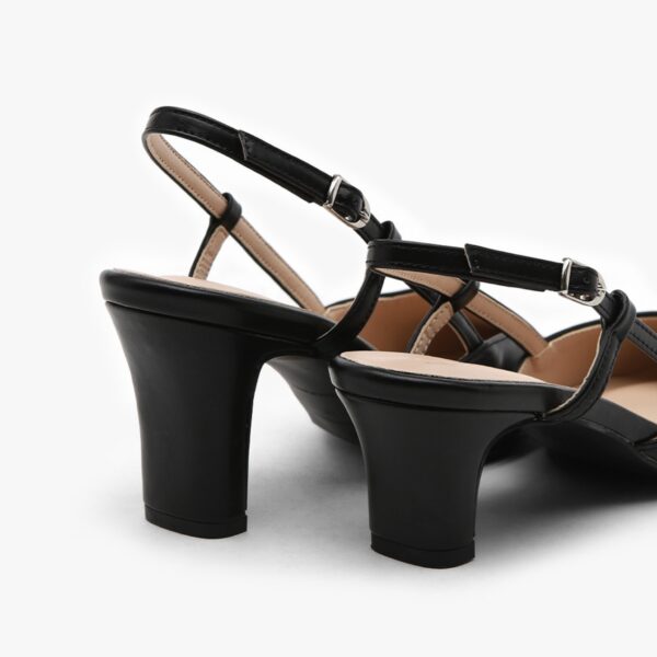 Irove Square Slingback Heels (5cm)