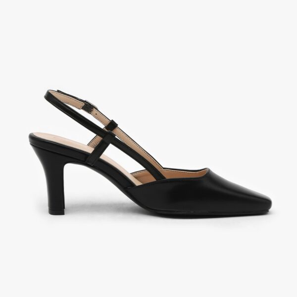 Irove Square Slingback Heels (5cm)