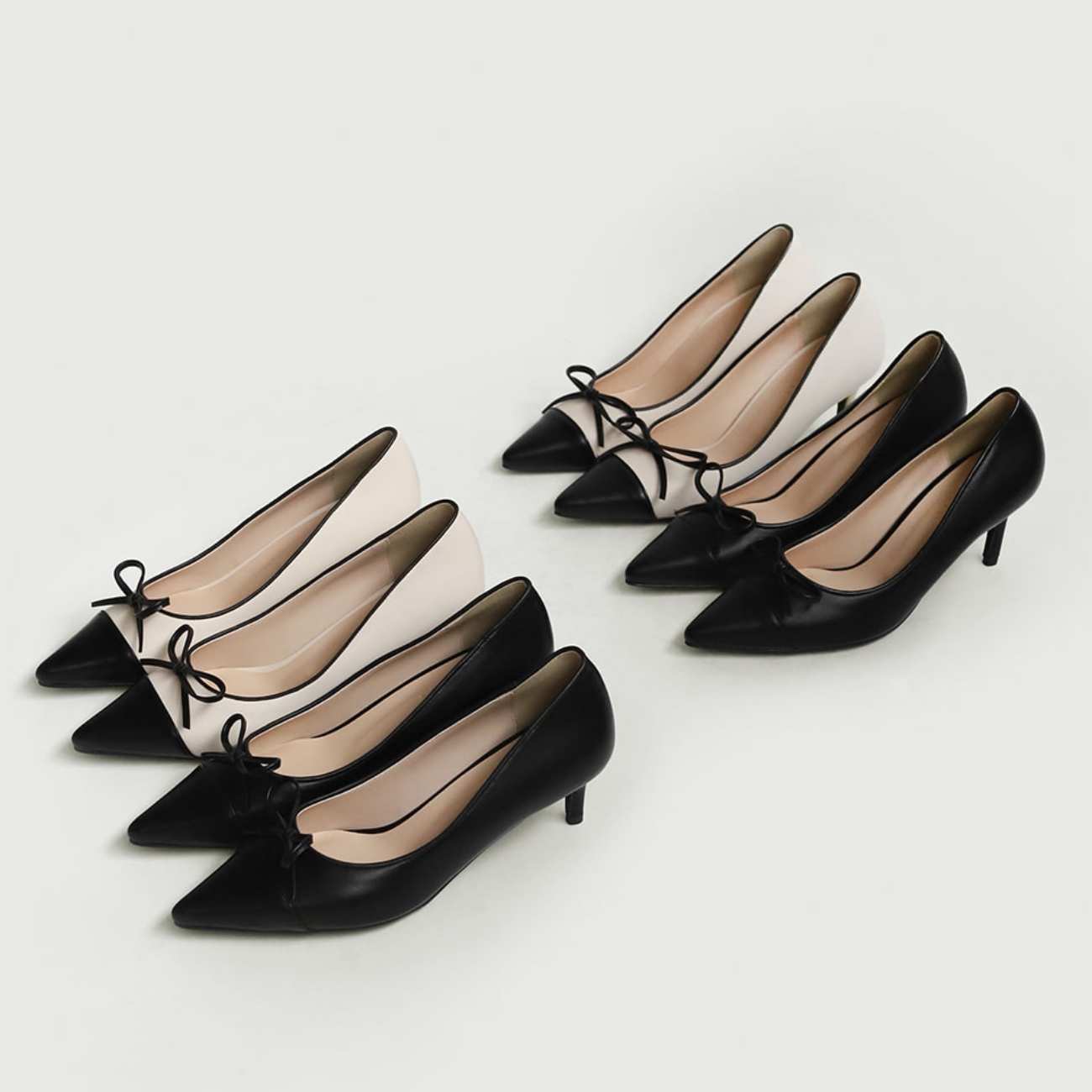Jacqueline Ribbon Stiletto Heels (5cm)