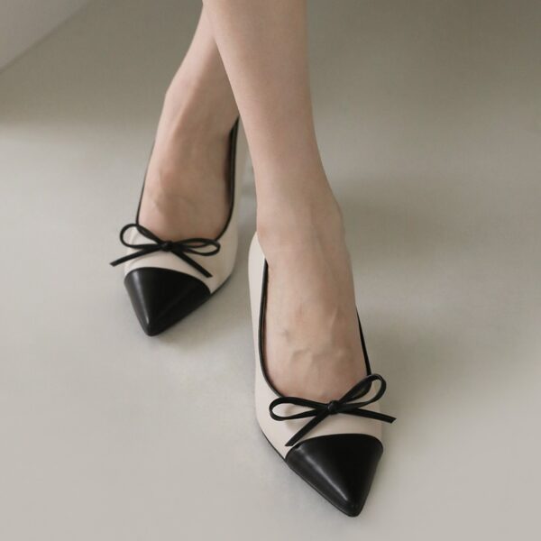 Jacqueline Ribbon Stiletto Heels (5cm)