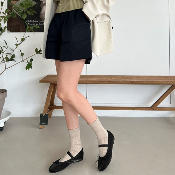 Kayla Satin Maryjane Flats (1cm)
